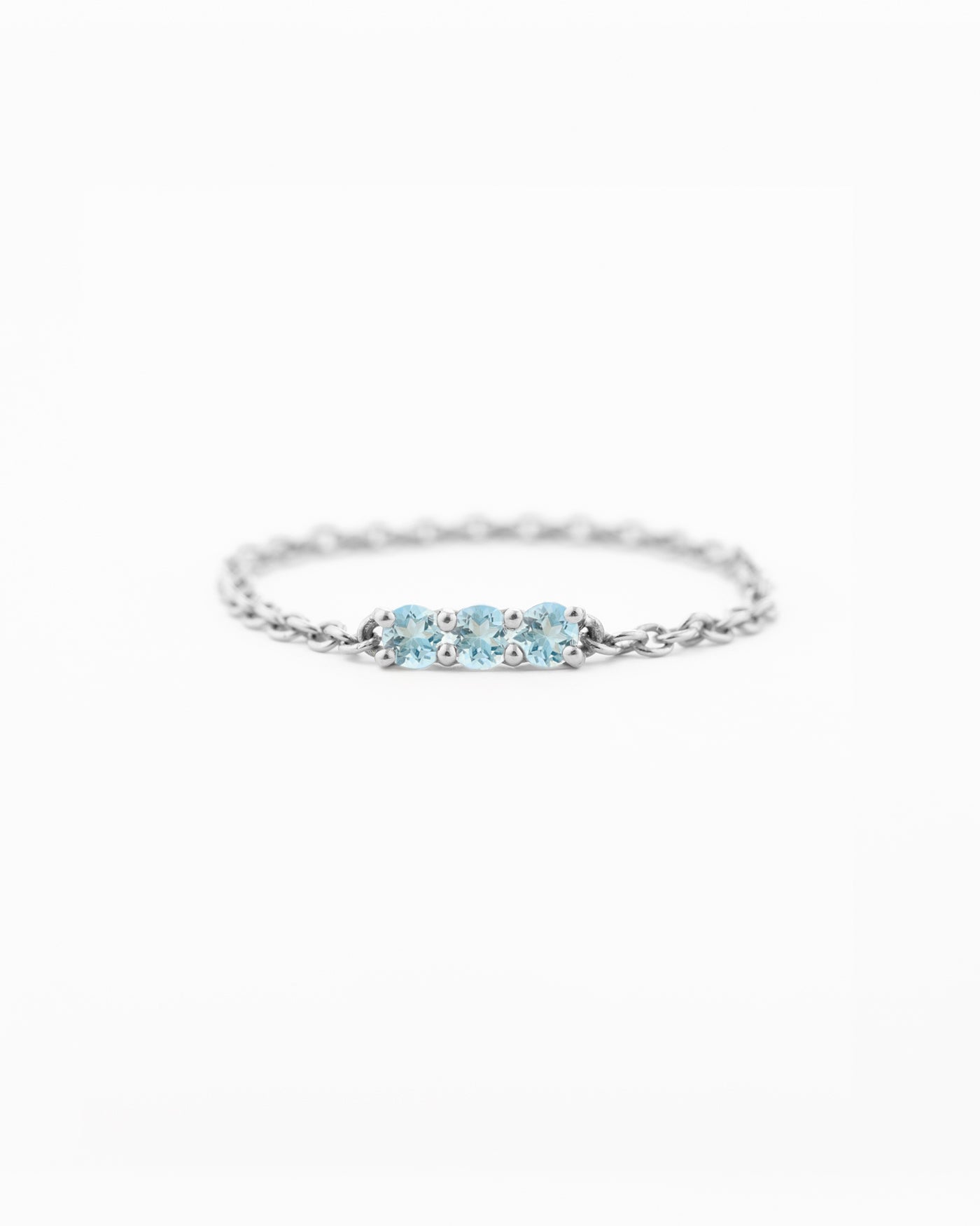 Gentle ring Acquamarina