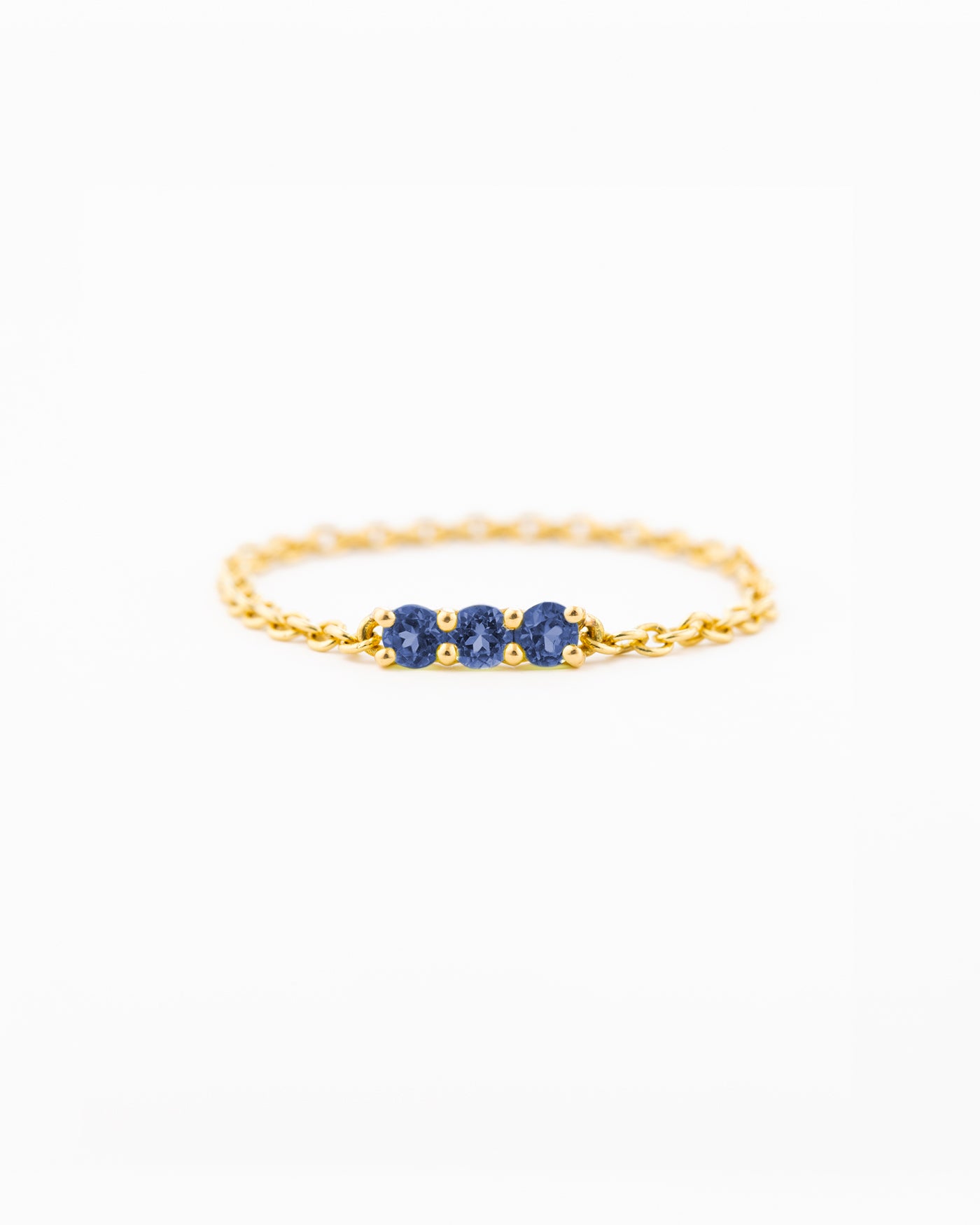 Gentle ring Iolite