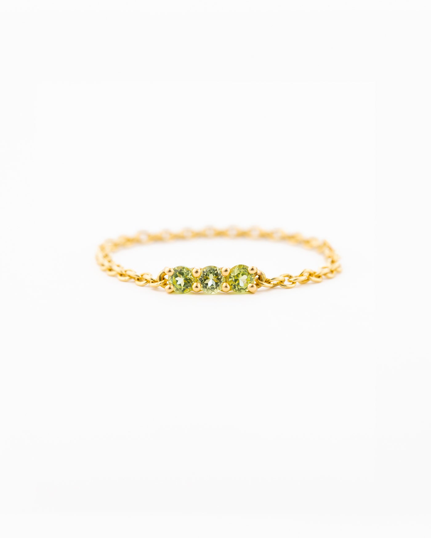 Gentle Peridot Gold Ring Jas Gold