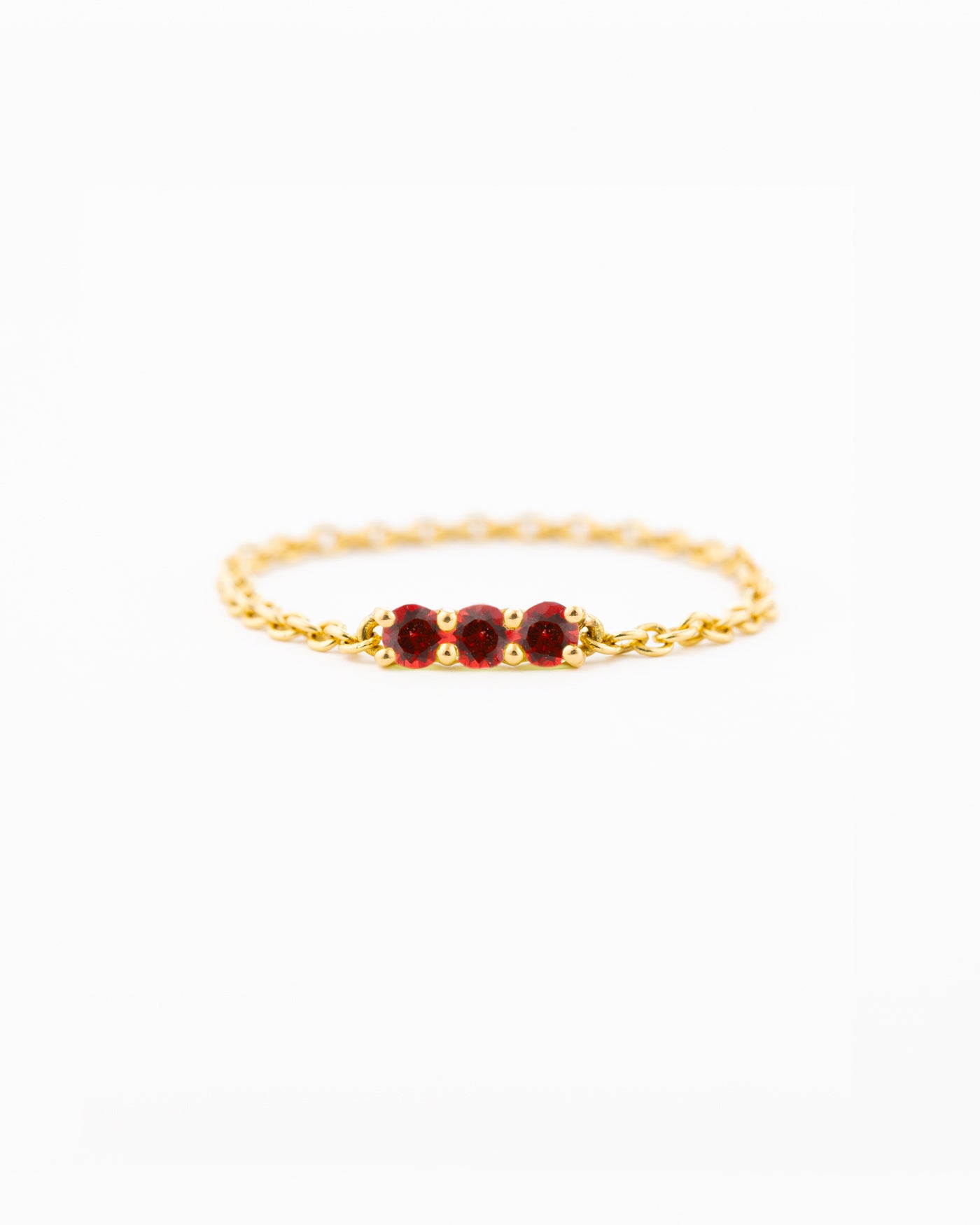 Gentle Garnet Ring