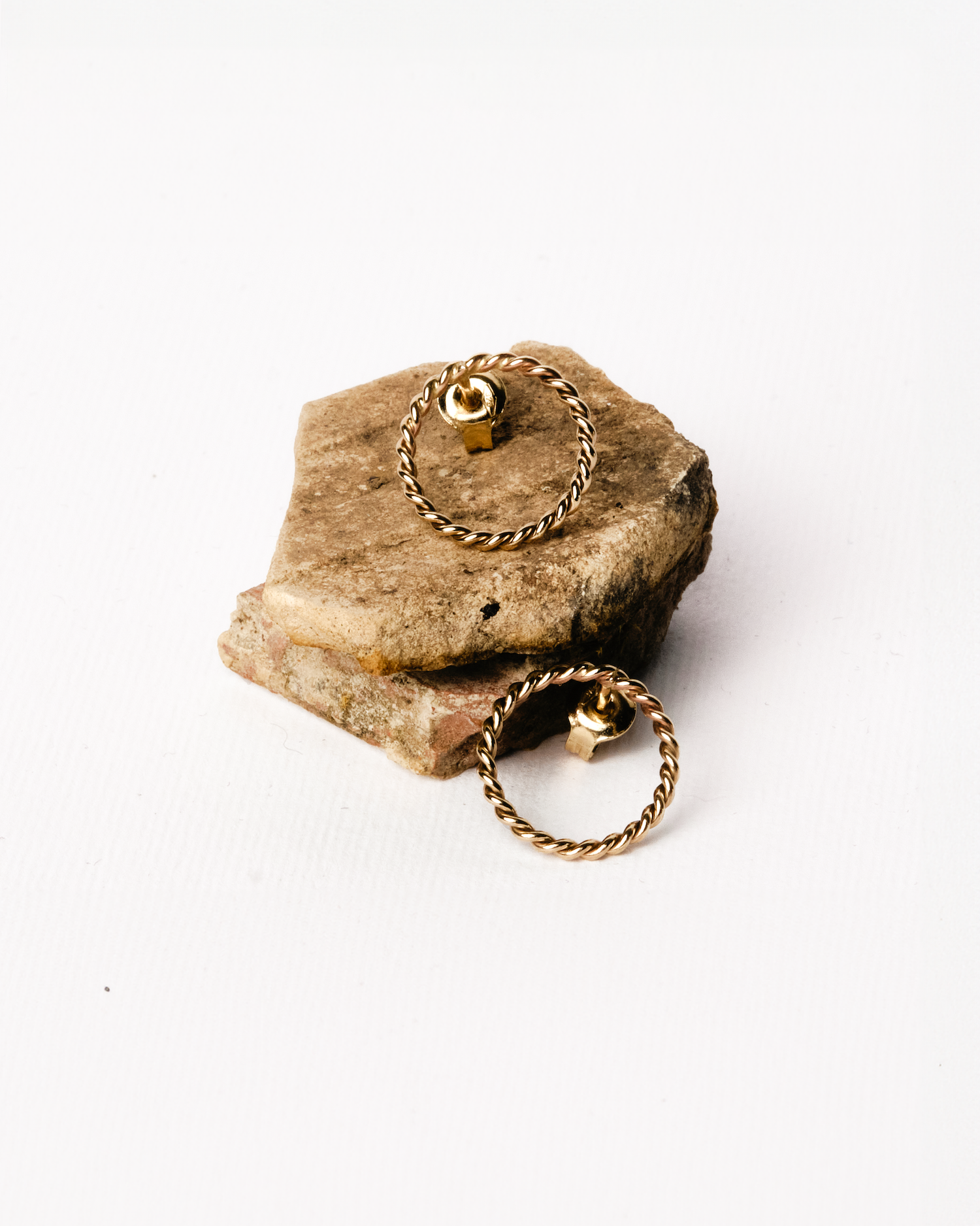 Sunflower XL Gold Earring