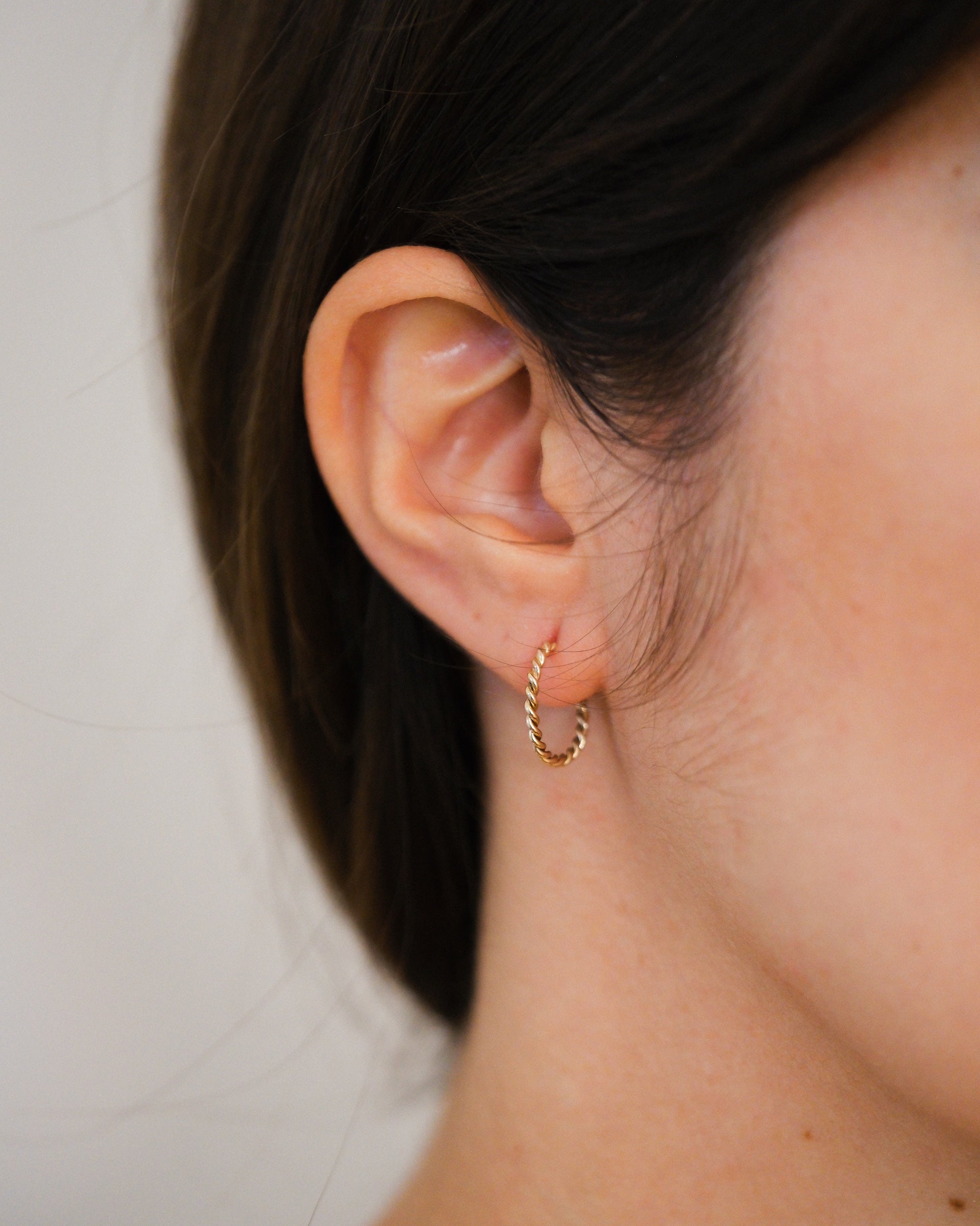 Gold Swing Earring
