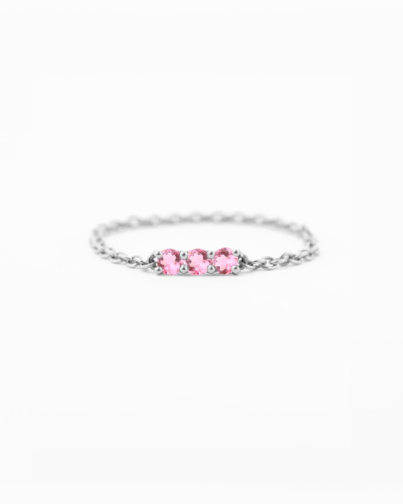 Sanfter Ring Rosa Turmalin