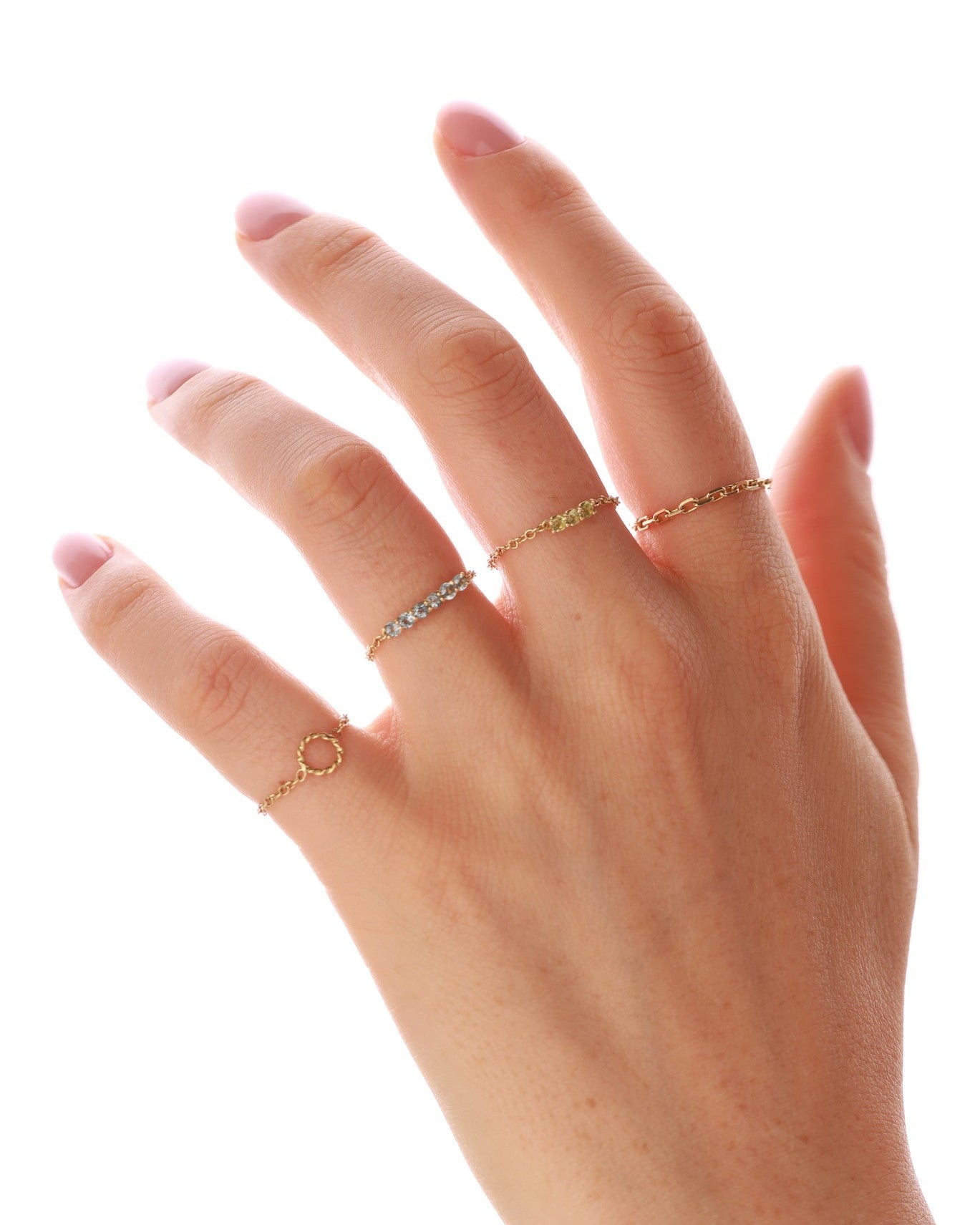 Gentle ring Acquamarina