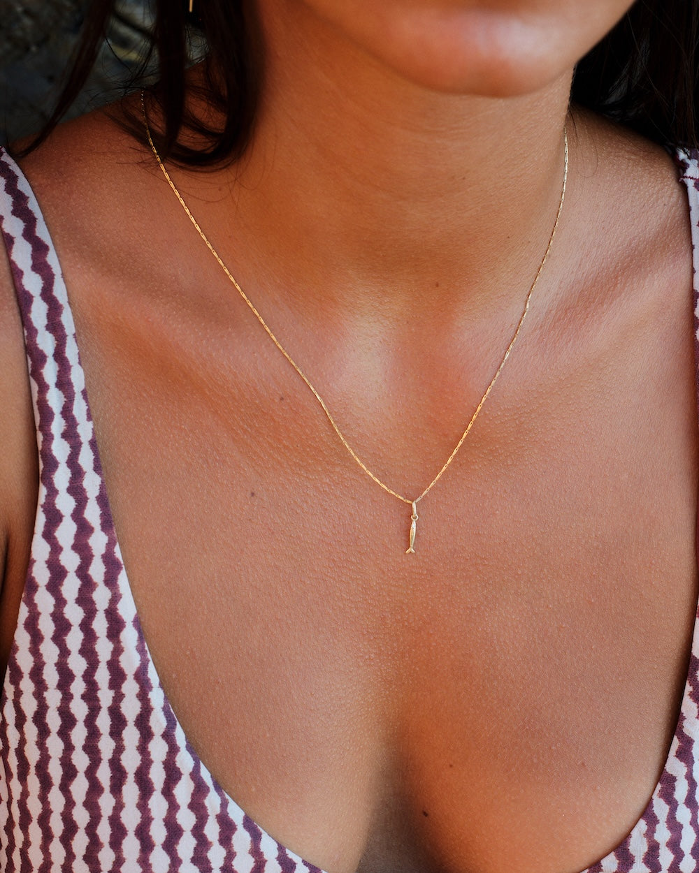 Ciondolo in oro mini Breezy