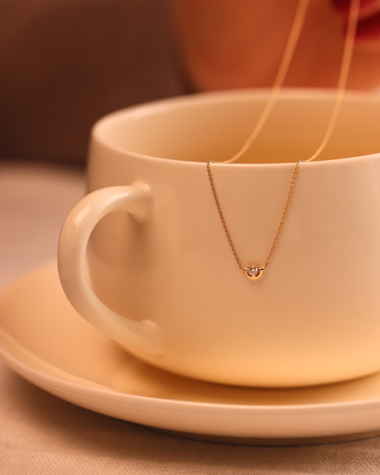 Collana in oro Tulip