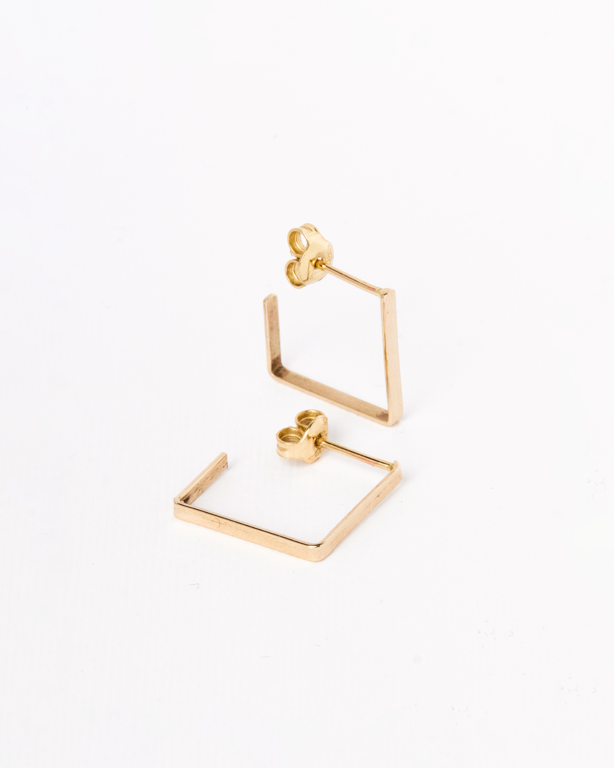 Bold Dreamcatcher Gold Earring