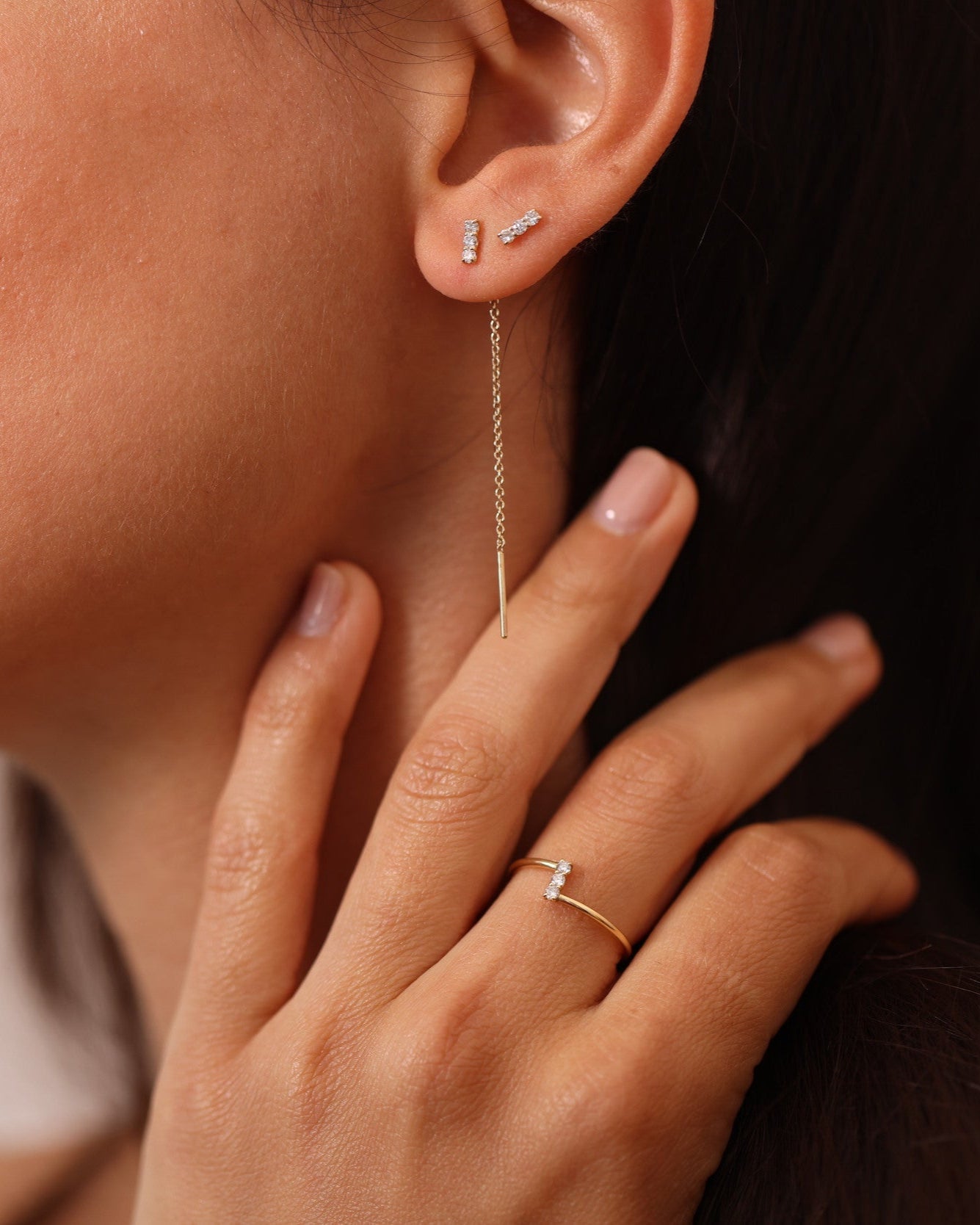 Starlight Pendant Earring