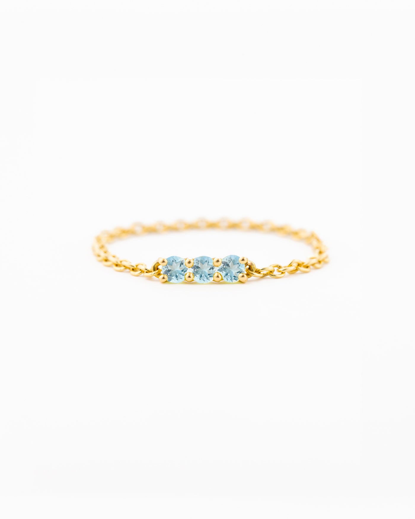 Gentle ring Acquamarina