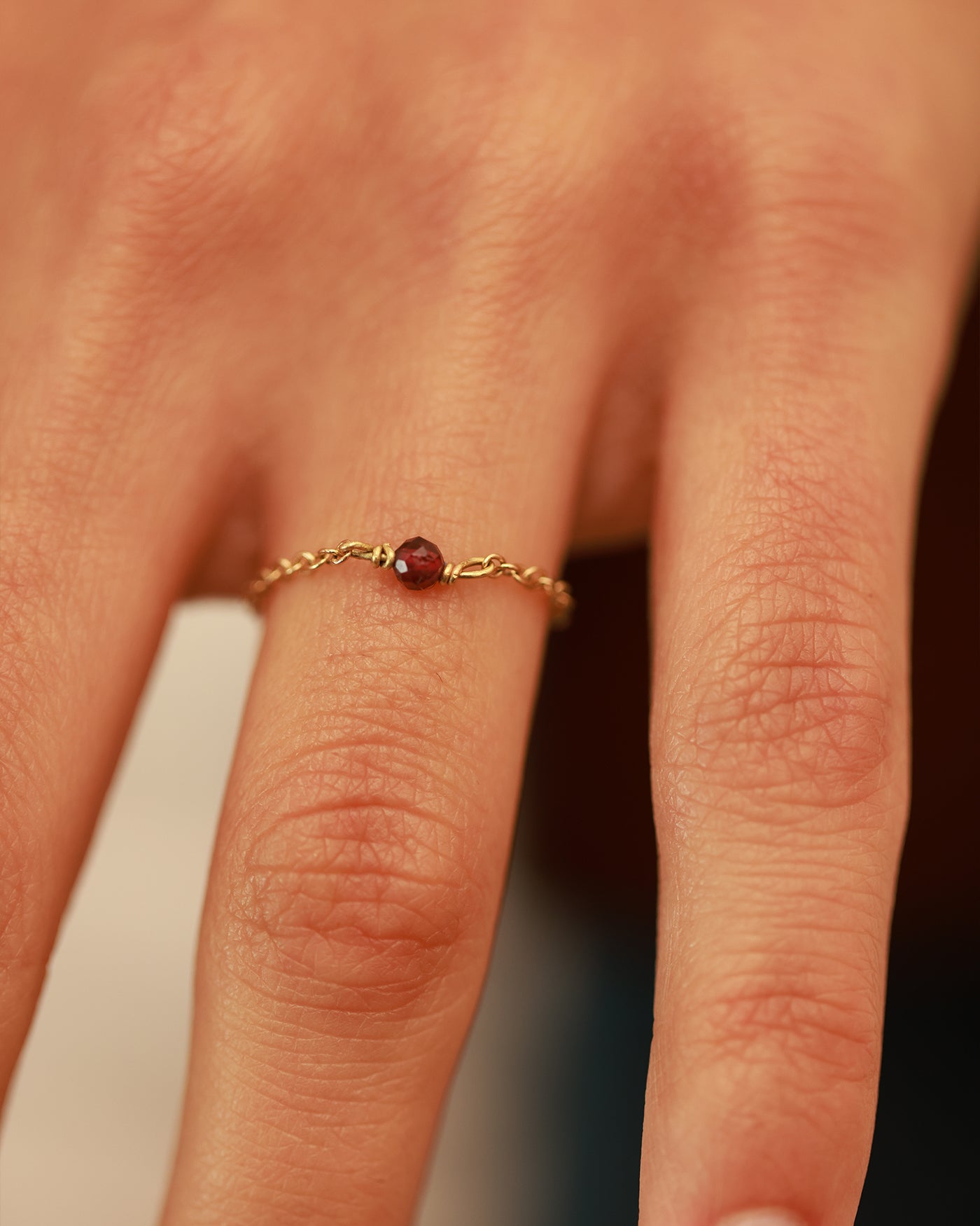 Lollipop ring Granato