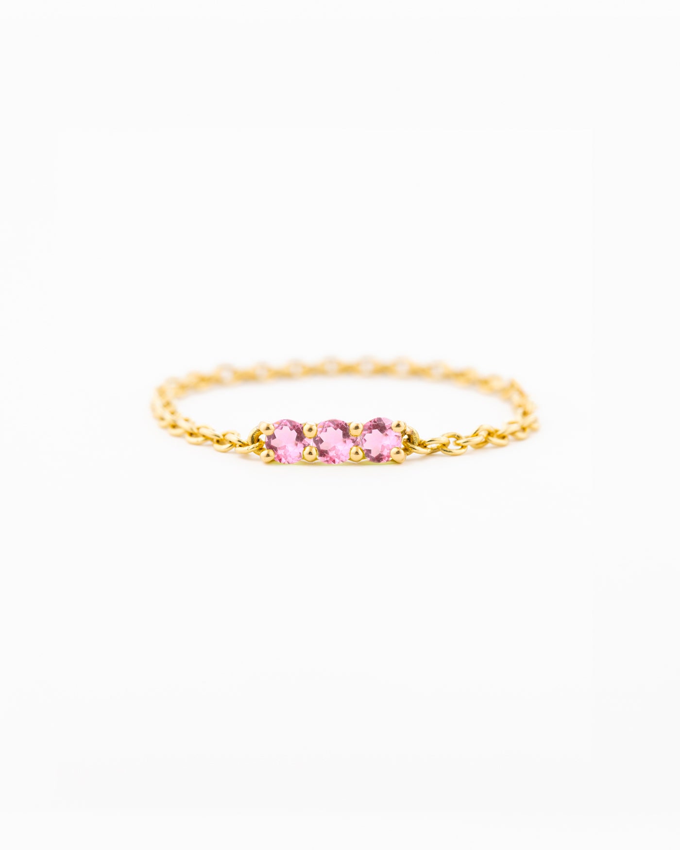 Gentle ring Tormalina rosa
