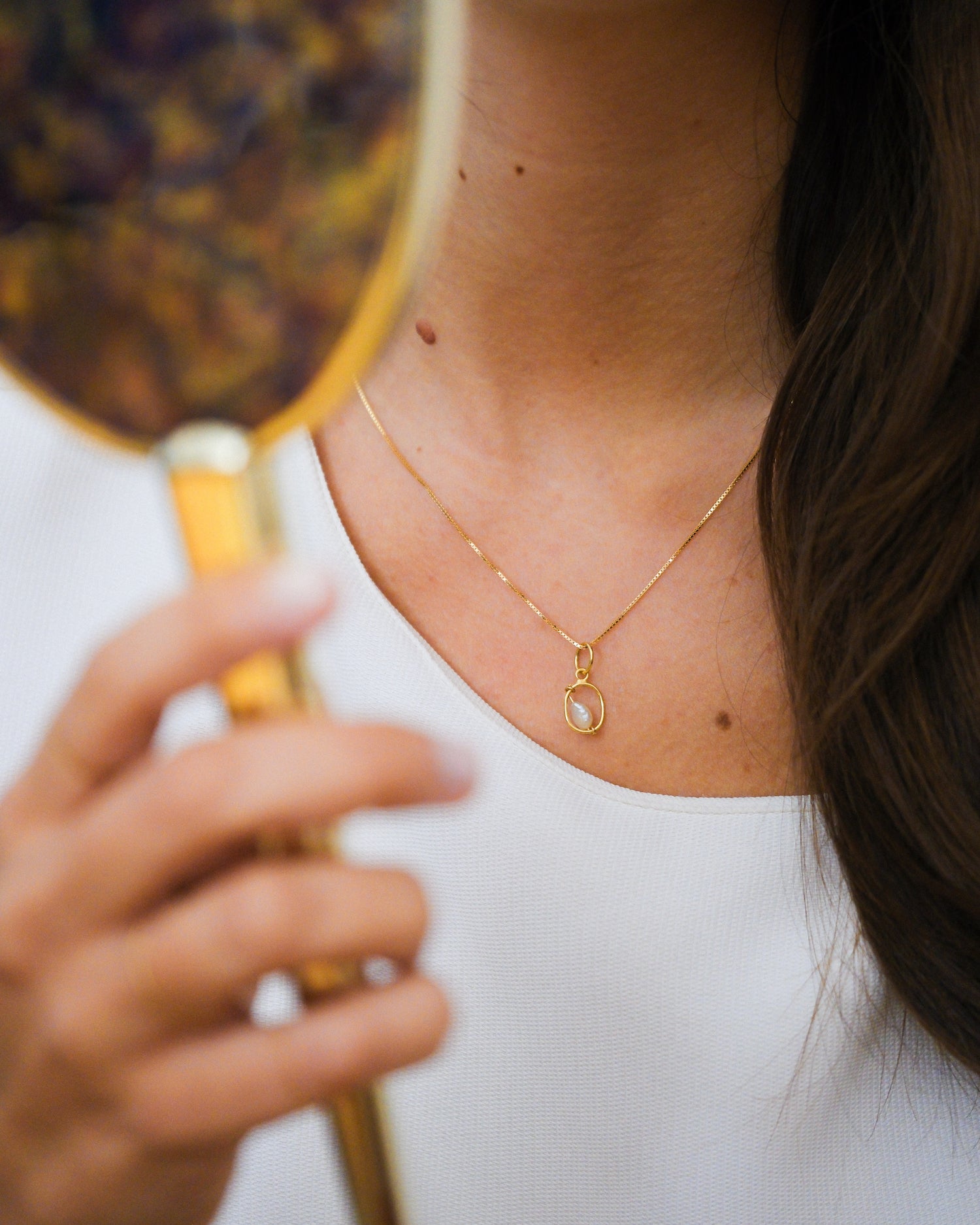 Collana Con Ciondoli In Oro 14k Per Donna - Gioiello Filigranato Con Conchiglie E Stelle Marine - Collana Strato Bohemien