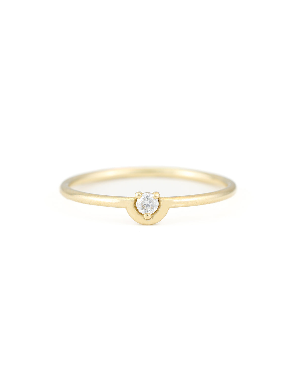 Tulip ring rigid gold ring | Jas Gold